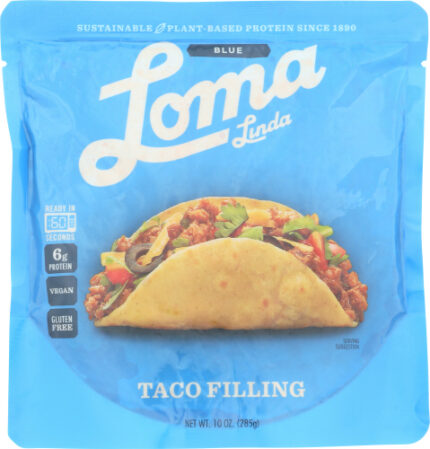 Loma Blue Filling Veg Taco 10 Oz