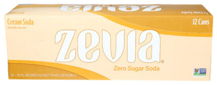 Zevia Soda Zero Cream Sda 12Pk 144 Fo