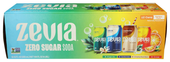 Zevia Soda Zero Sugar Var 12Pk 144 Fo - Image 1