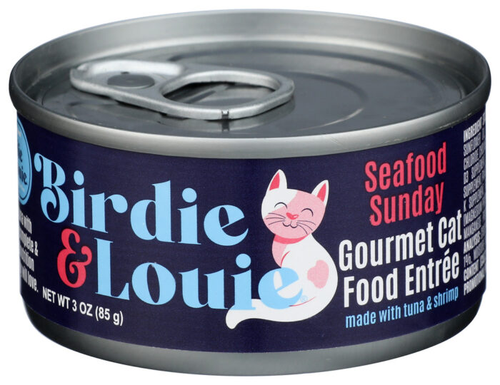 Birdie And Louie Food Cat Wet Seafd Sndy 3 Oz - Image 1