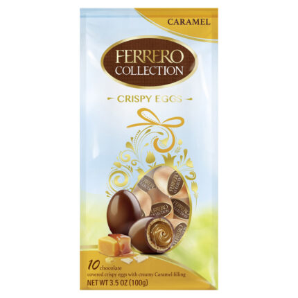 Ferrero Rocher, Crispy Eggs Caramel /10Pc, Case Of 10, 3.5 Oz