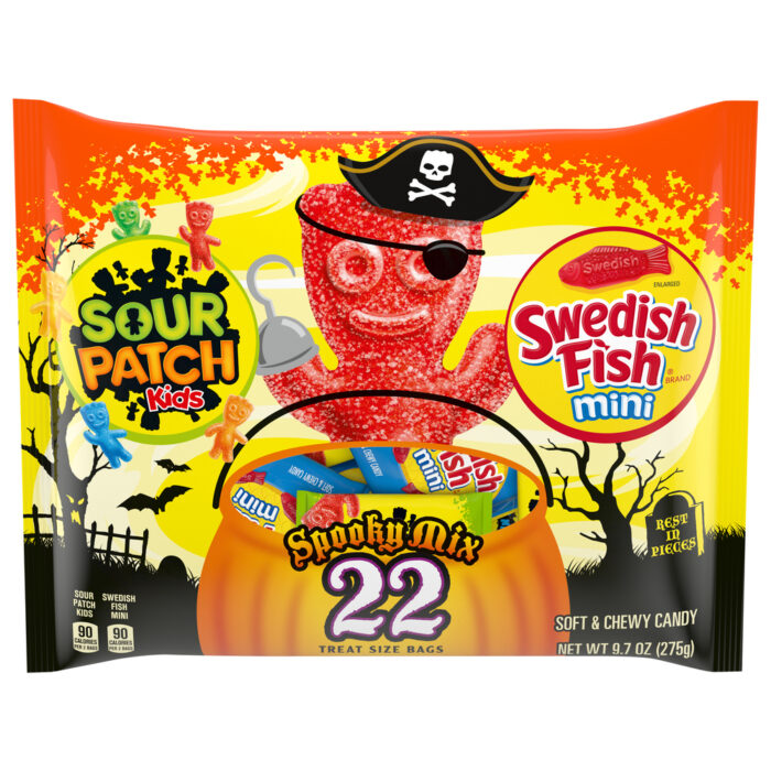Mondelez, Sour Patch Kids Spooky Mix Soft & Chewy Candy, Case Of 12, 9.7 Oz - Image 1