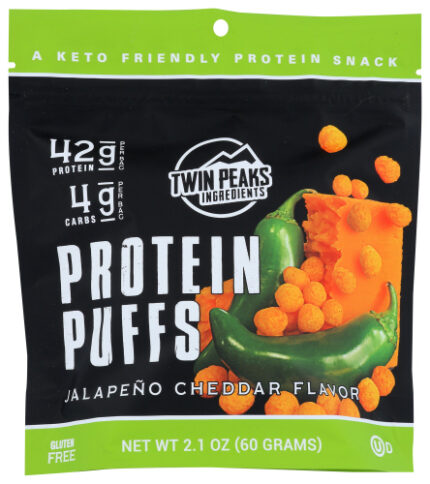 Twin Peaks Ingredients Puff Protein Jalpeno Chdr 2.10 Oz