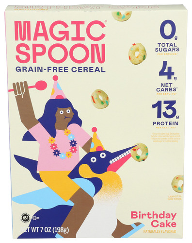 Magic Spoon Cereal Birthday Cake 7 Oz
