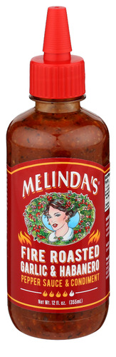 Melindas Garlic Sauce Fire Rst Hab 12 Oz