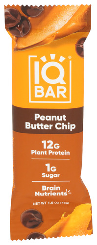 Iq Bar Bar Peanut Bttr Chip 1.60 Oz