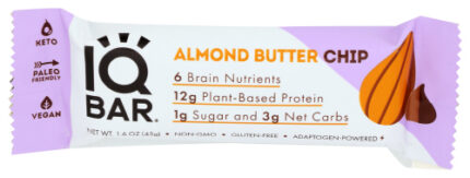 Iq Bar Bar Almond Butter Chip 1.60 Oz