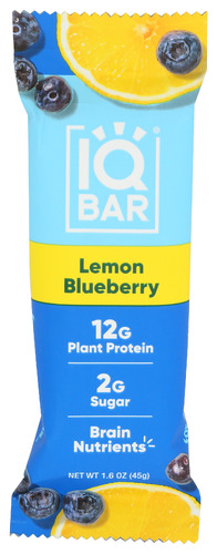 Iq Bar Bar Lemon Blueberry 1.60 Oz