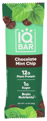 Iq Bar Bar Chocolate Chip Mint 1.60 Oz