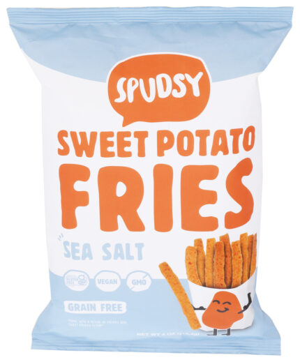 Spudsy Fries Swt Potato Sea Slt 4 Oz