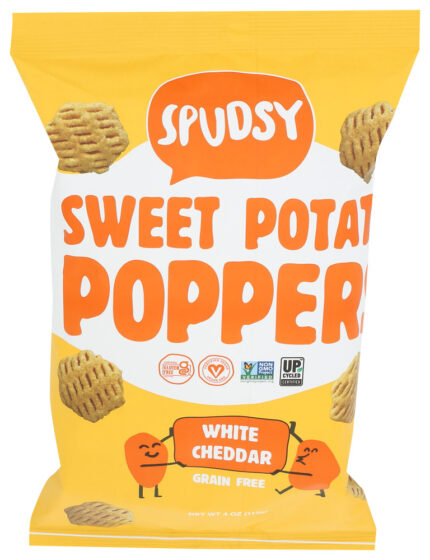 Spudsy Poppers Swt Pto Wht Chdr 4 Oz