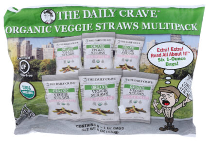 The Daily Crave Veggie Straws Multipack 6 Oz