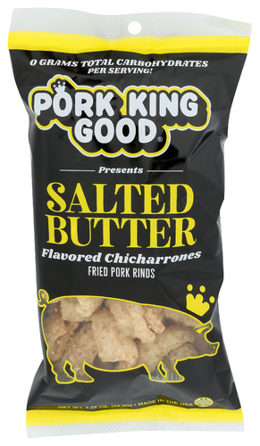 Pork King Good Rinds Pork Salted Butter 1.75 Oz