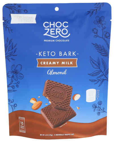 Choczero Bark Mlk Choc Almnd 6 Oz