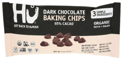 Hu Choc Dark Baking Chips 9 Oz