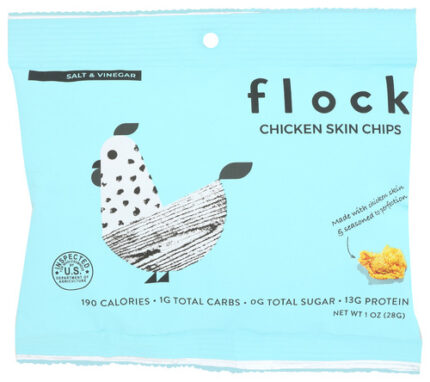 Flock Chips Chicken Slt Nd Vng 1 Oz