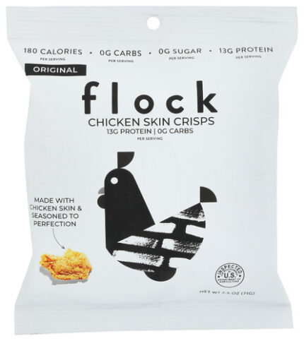 Flock Crisps Chicken Original 2.50 Oz