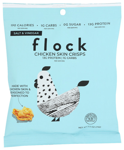 Flock Crisps Chickn Slt Vinega 2.50 Oz