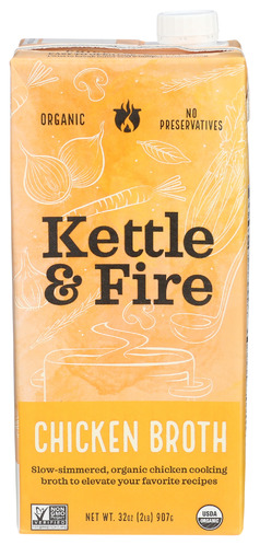 Kettle And Fire Broth Chicken Cooking 32 Oz