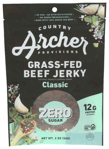Country Archer Jerky Beef Classic Ns 2 Oz