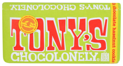 Tonys Chocolonely Bar Choc Hazelnut Bar 6.35 Oz