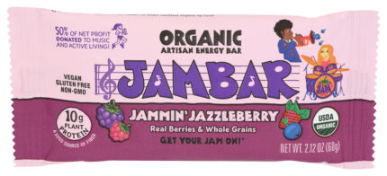 Jambar Bar Jammin Jazzlebry Org 2.12 Oz