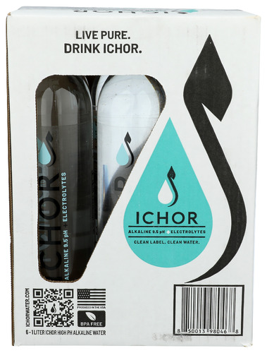 Ichor Water Alk Elct 9.5Ph 6Pk 202.80 Fo