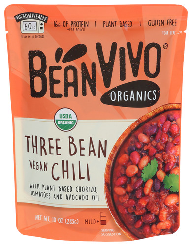 Beanvivo Chili Three Bean Vegn Org 10 Oz