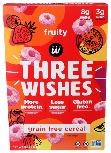 Three Wishes Cereal Fruity 8.60 Oz