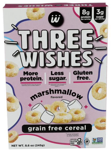 Three Wishes Cereal Marshmallow Gf 8.60 Oz