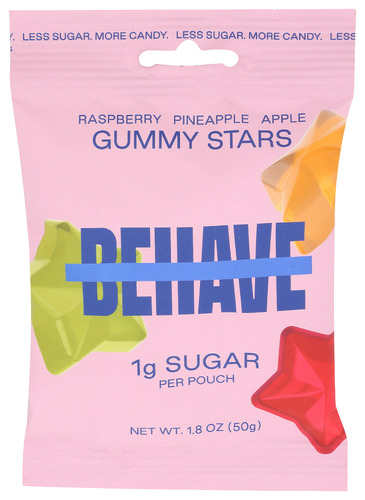 Behave Foods Inc Gummies Rspbry Apl Pnple 1.80 Oz