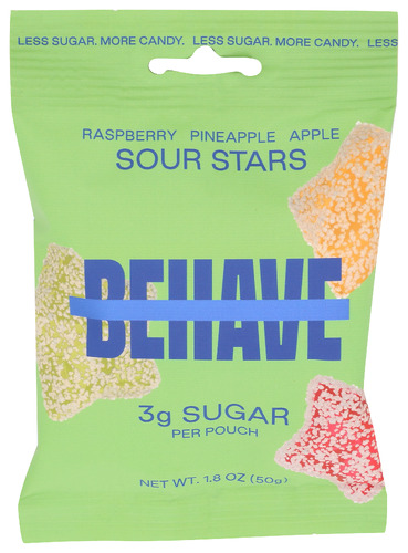 Behave Foods Inc Sour Strs Pnpl Rspby Apl 1.80 Oz