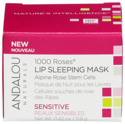 Andalou Naturals Mask Lip Sleep 1000 Roses 0.45 Oz