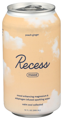 Recess Water Sprk Peach Ginger 12 Fo