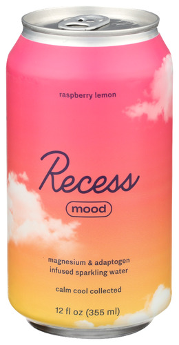 Recess Water Sprk Raspberry Lmn 12 Fo