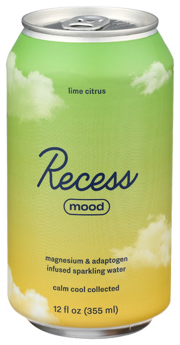 Recess Water Sprk Lime Citrus 12 Fo