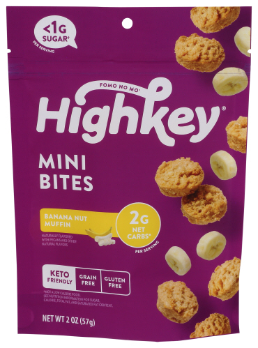 High Key Snacks Treatsbanana Nut Keto 2 Oz