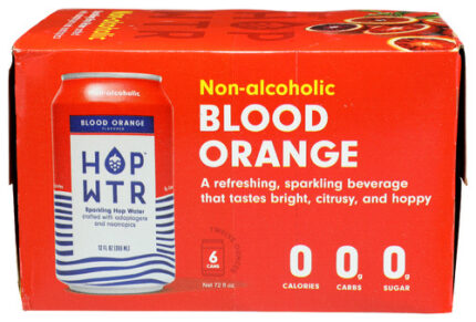 Hop Wtr Wtr Blood Orange 6 Pk 72 Fo