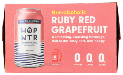 Hop Wtr Water Ruby Red Grpft 6Pk 72 Fo