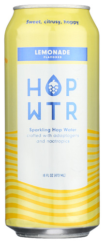 Hop Wtr Water Sprkl Lemonade 16 Fo