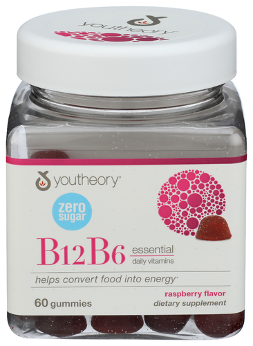 Youtheory Vitamin B12B6 Gummy Rasp 60 Pc