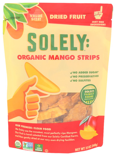 Solely Fruit Dried Mang Valu 12 Oz