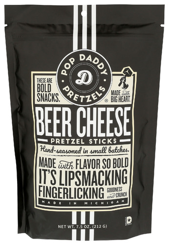 Pop Daddy Popcorn & Pretz Pretzels Chs Perrin Beer 7.50 Oz