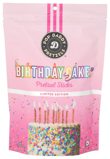 Pop Daddy Popcorn & Pretz Pretzels Birthday Cake 7.50 Oz