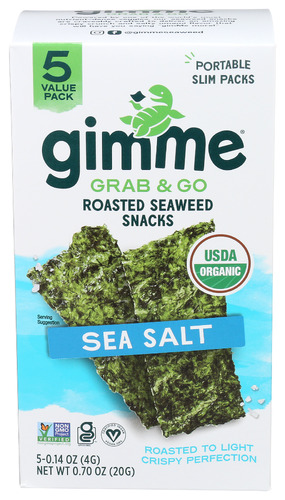 Gimme Seawed Rst Snck Sslt 5Pc 0.70 Oz