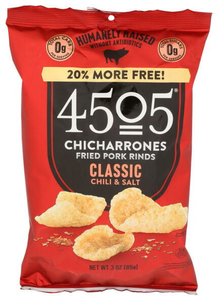 4505 Meats Pork Rinds Classic 3 Oz