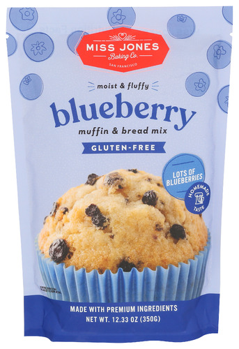 Miss Jones Baking Co Bread Mix Blueberry 12.35 Oz