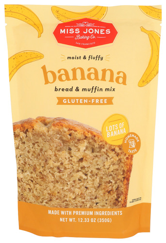 Miss Jones Baking Co Bread Mix Banana 12.35 Oz