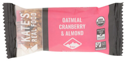 Kates Real Food Bar Oatmeal Crnbrry Almnd 2.20 Oz
