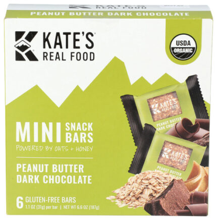 Kates Real Food Bar Pb Drk Cho Mini Mpck 6.60 Oz